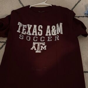 Champion Maroon Texas A&M Soccer Tee
